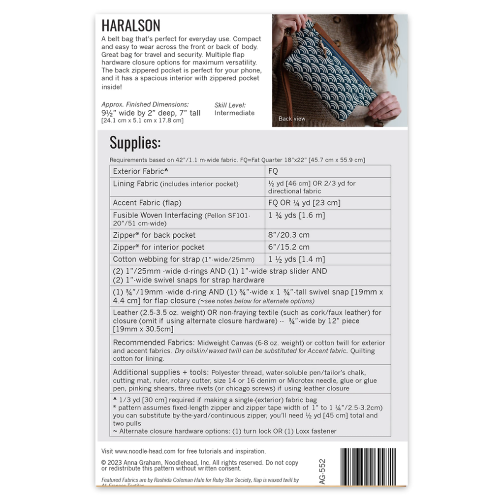 Noodlehead - Haralson Belt Bag