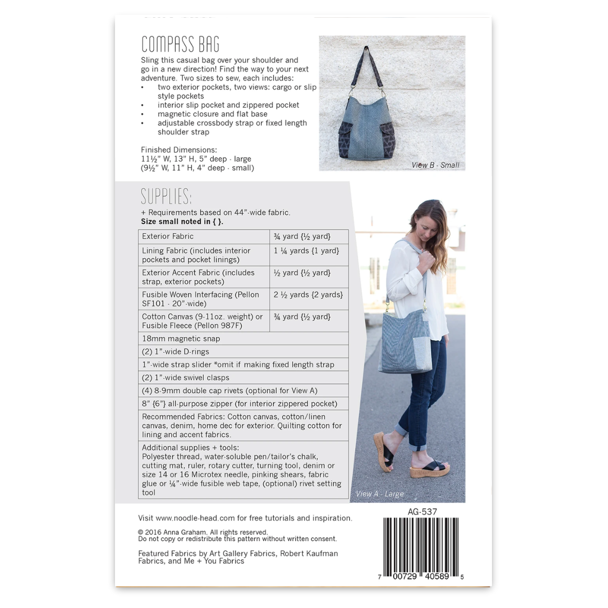 Noodlehead - Compass Bag