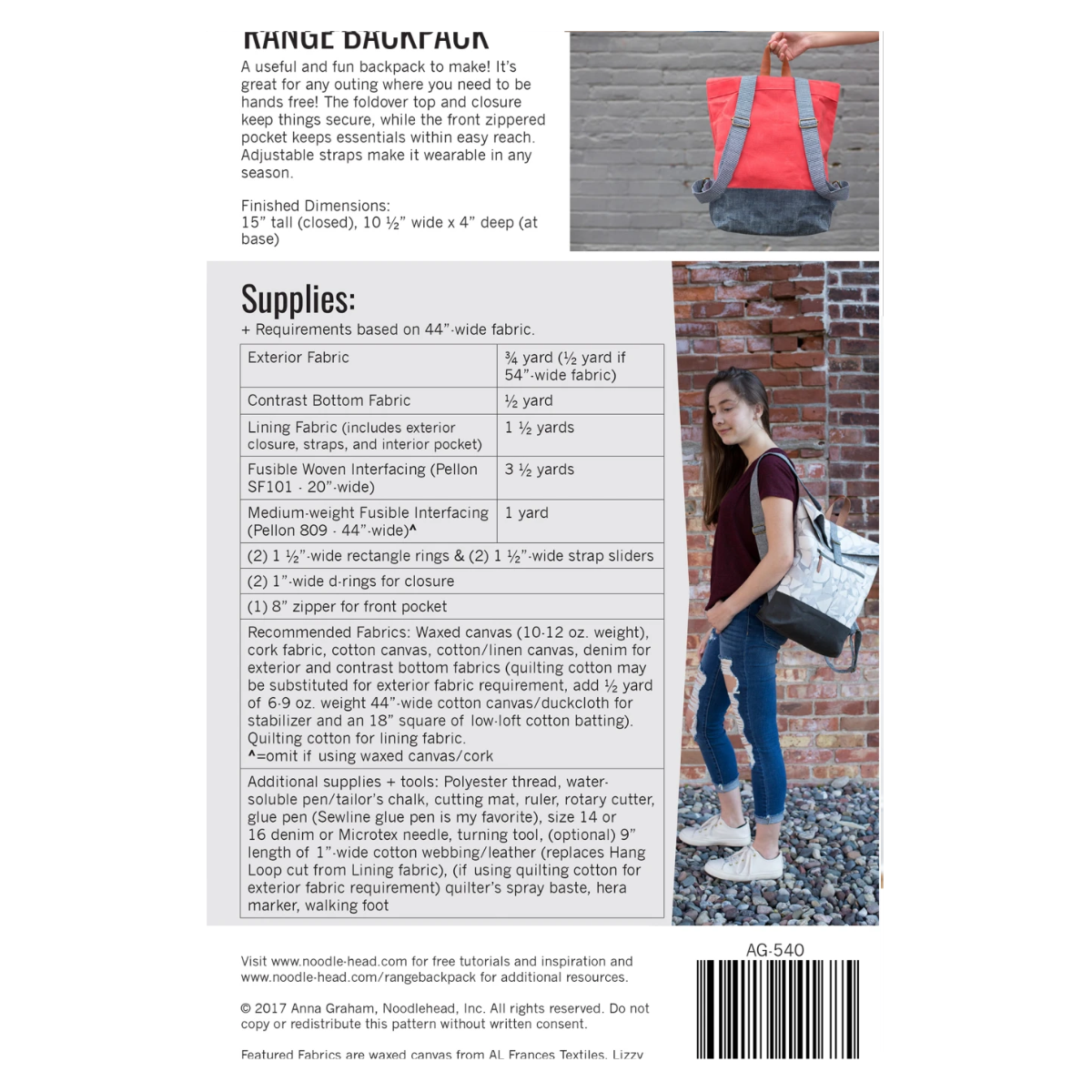 Noodlehead - Range Backpack