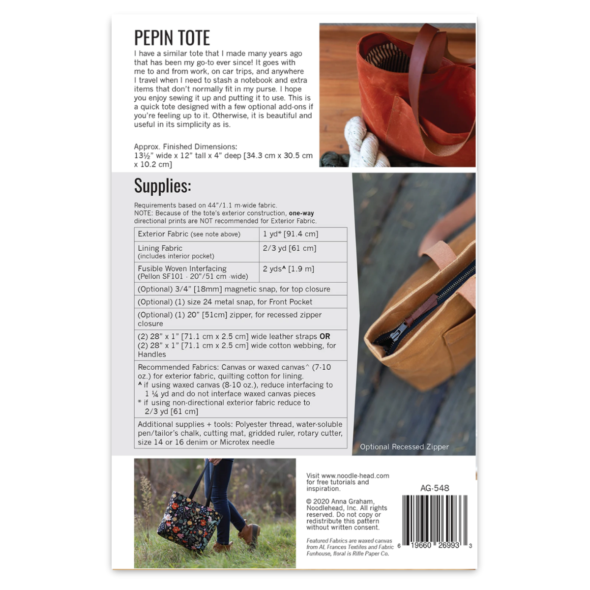 Noodlehead - Pepin Tote