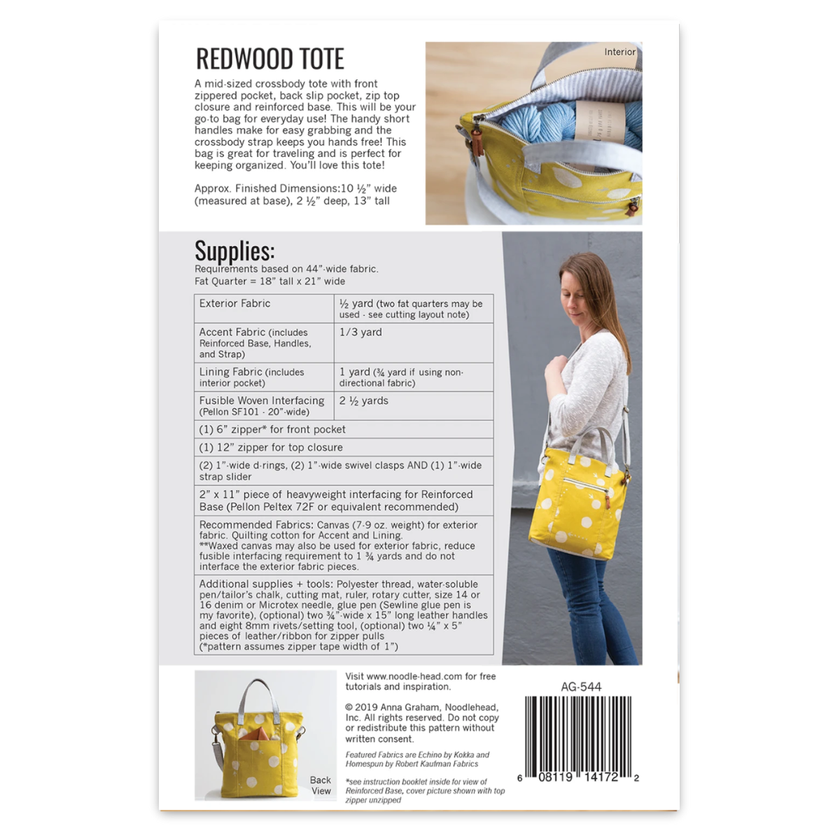 Noodlehead - The Redwood Tote