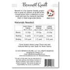 Branch & Blume - Bennett Quilt Pattern