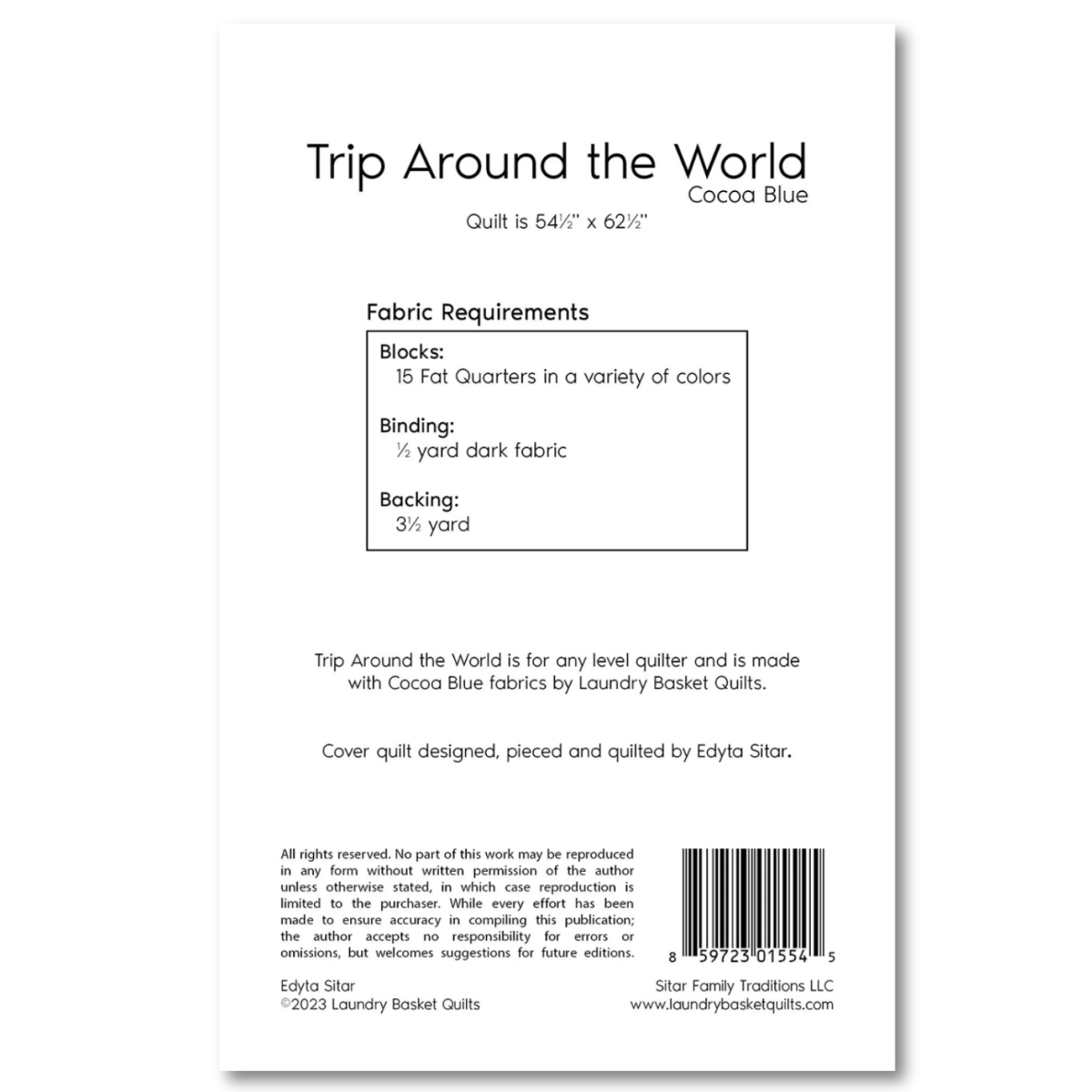 Trip Around the World - Cocoa Blue