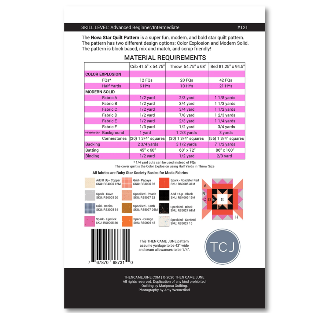 Then Came June - Nova Star Quilt