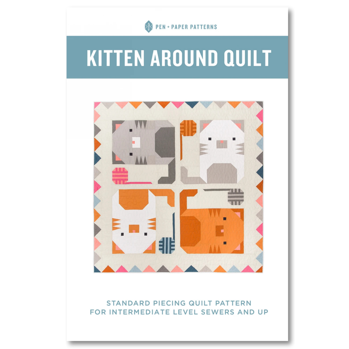 Pen + Paper Patterns - Kitten Around Quilt