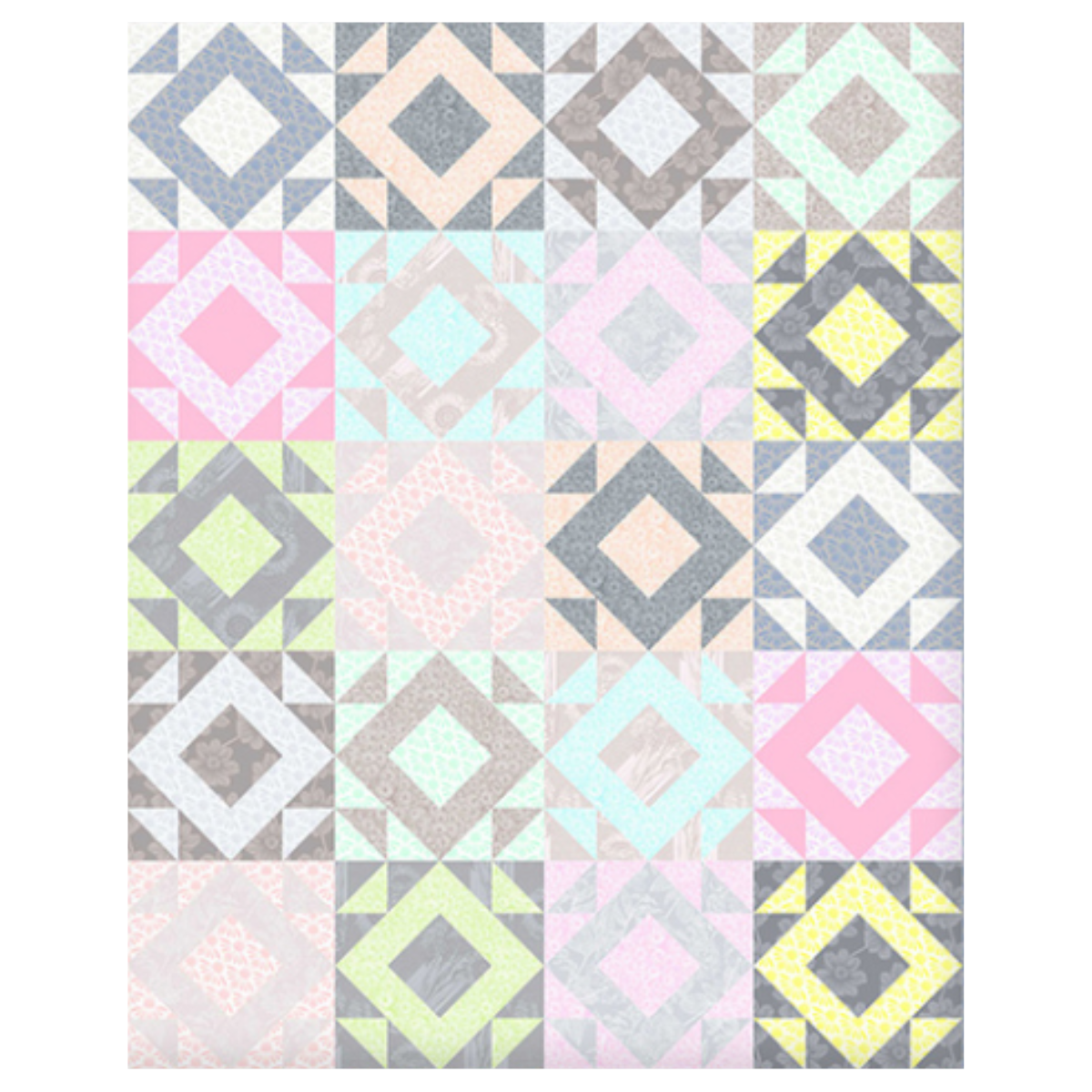 Patti's Patchwork - Tints & Tones Quilt Pattern