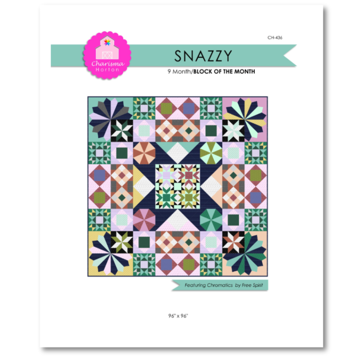 Snazzy BOM Quilt Pattern