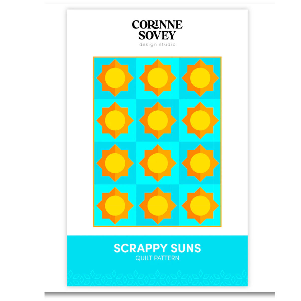 Corinne Sovey - Scrappy Suns Quilt Pattern