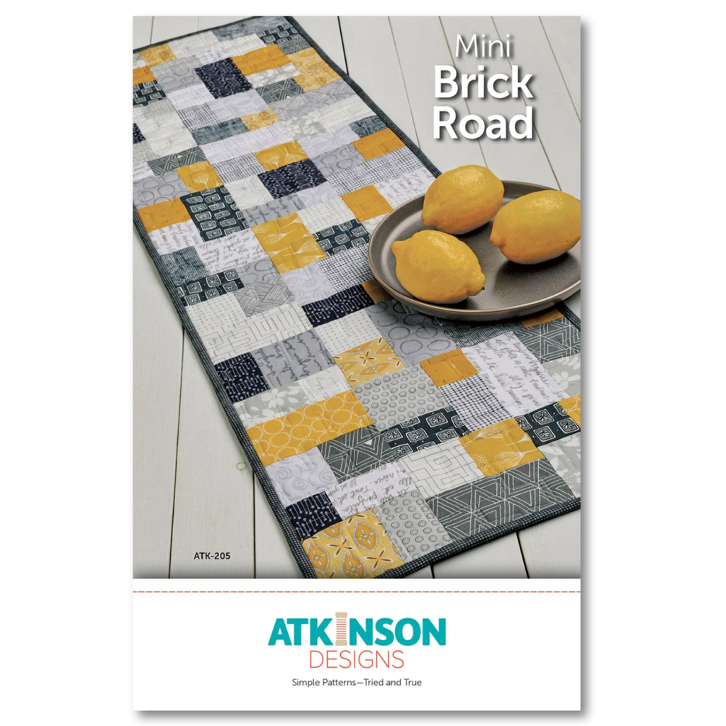 Atkinson Designs - Mini Brick Road Table Runner/Placemat/Doll Blanket