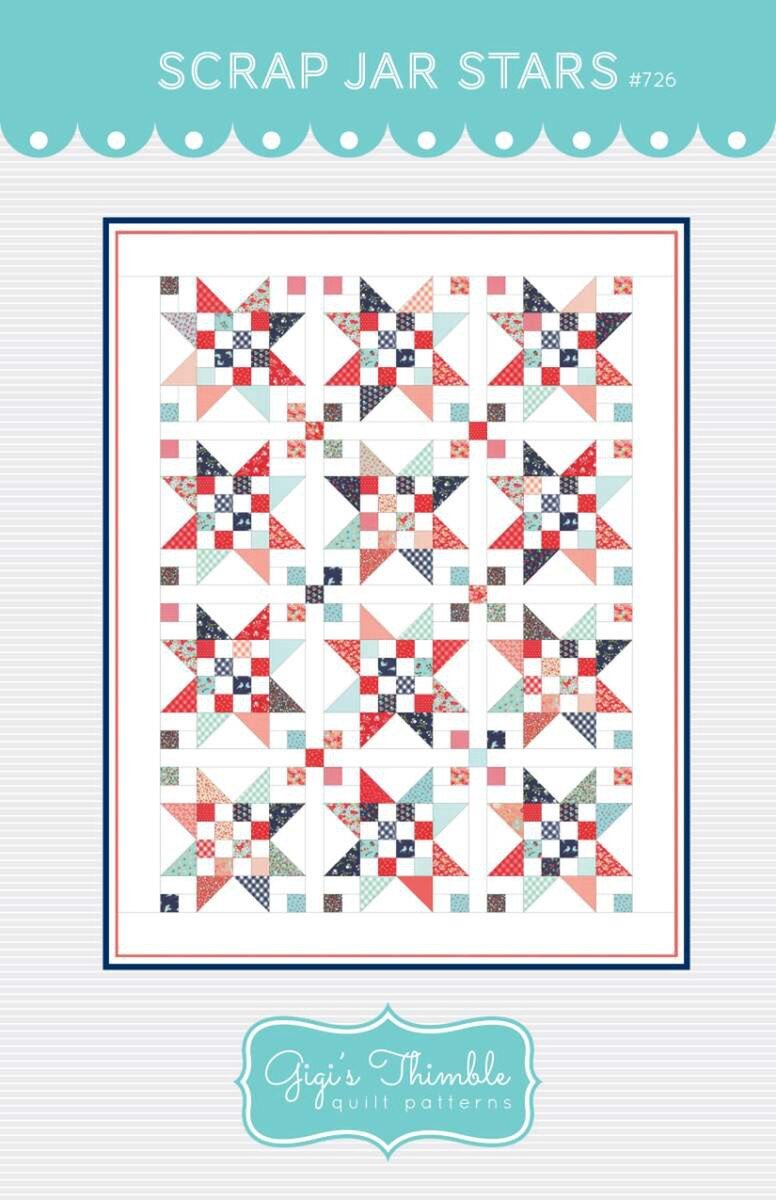 Amber Johnson - Scrap Jar Stars Quilt Pattern