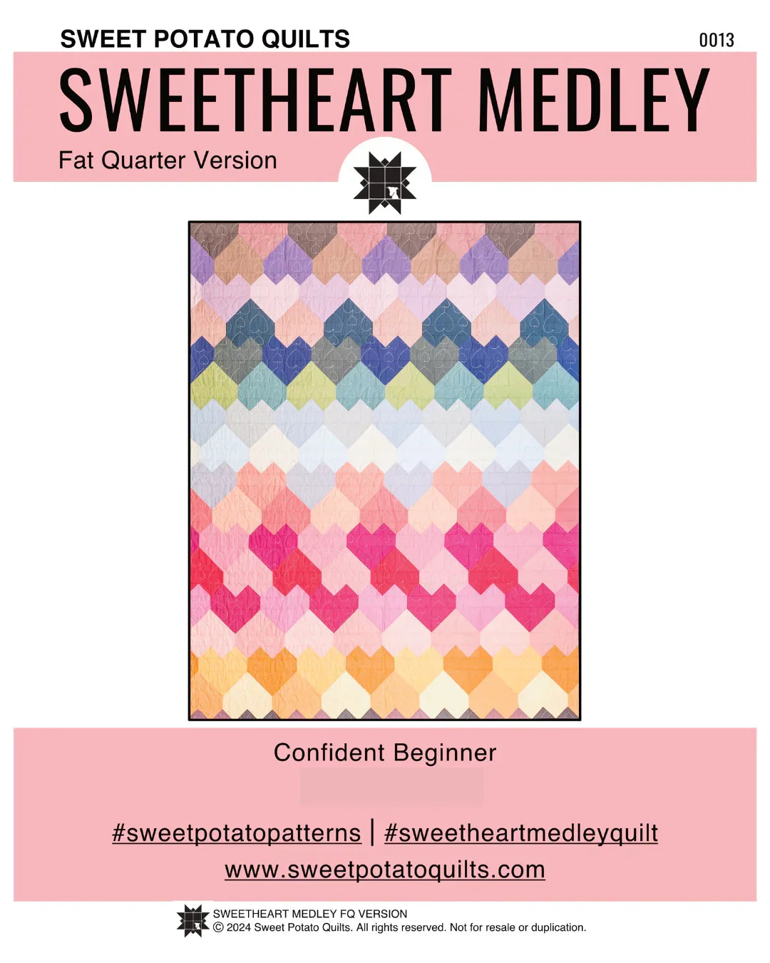 Sweet Potato Quilts - Sweetheart Medley Quilt