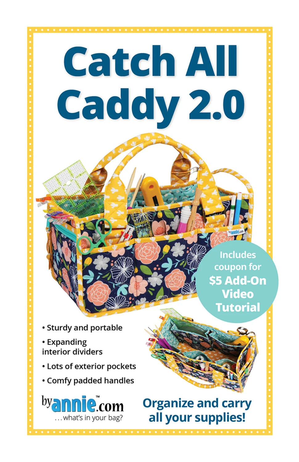 By Annie - Catch All Caddy 2.0 Pattern