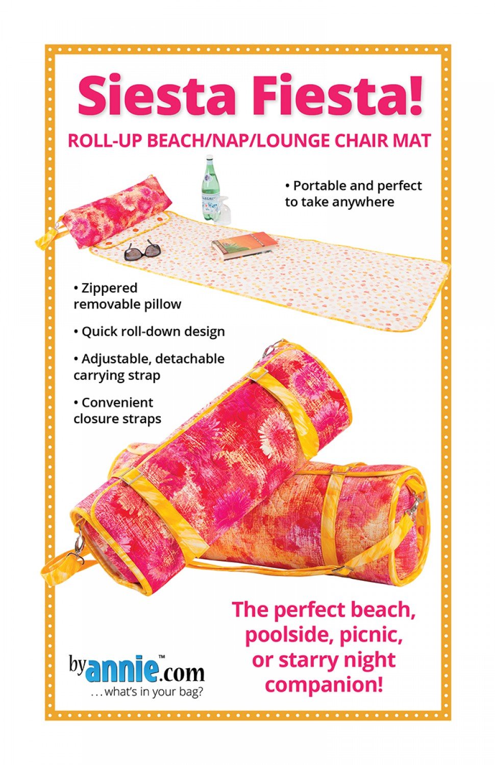 By Annie - Siesta Fiesta Roll-Up Beach Mat