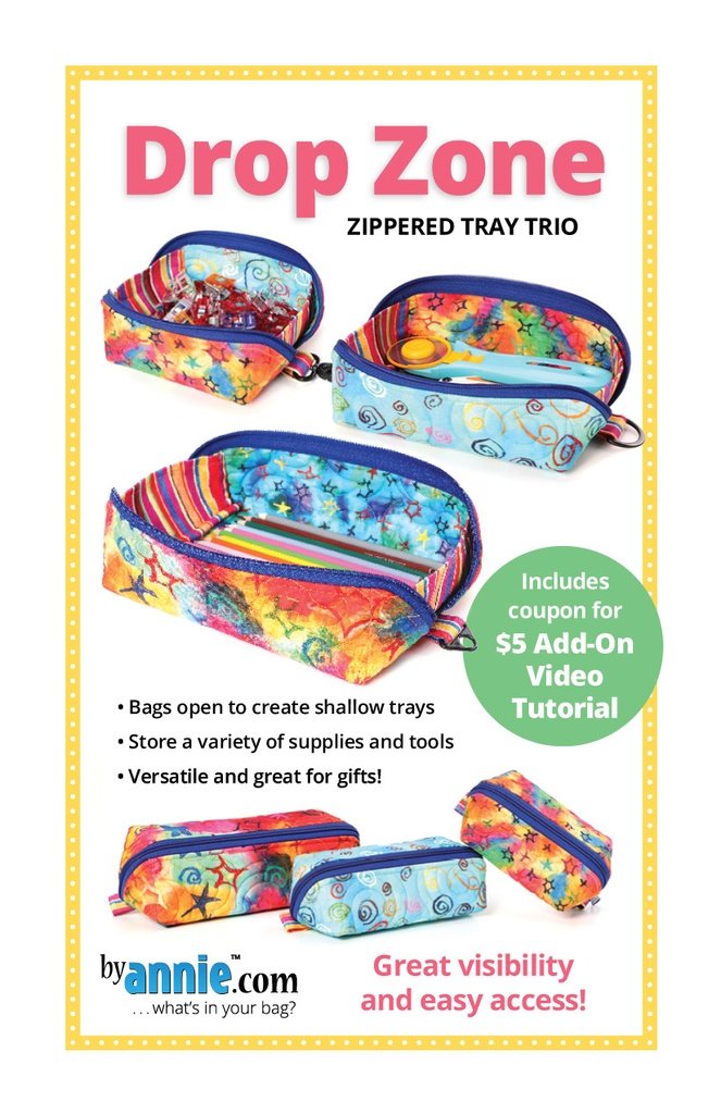 By Annie - Drop Zone Zippered Tray Trio