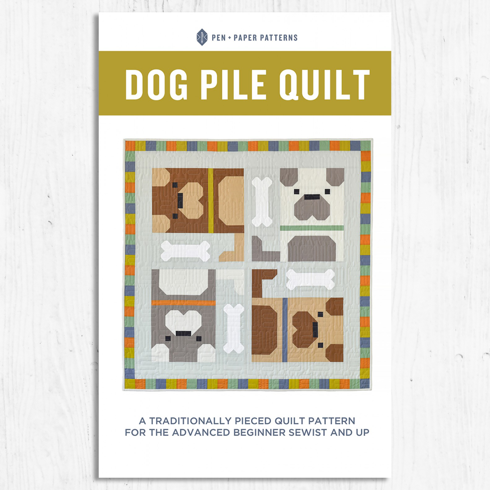 Pen + Paper Patterns - Dog Pile Quilt