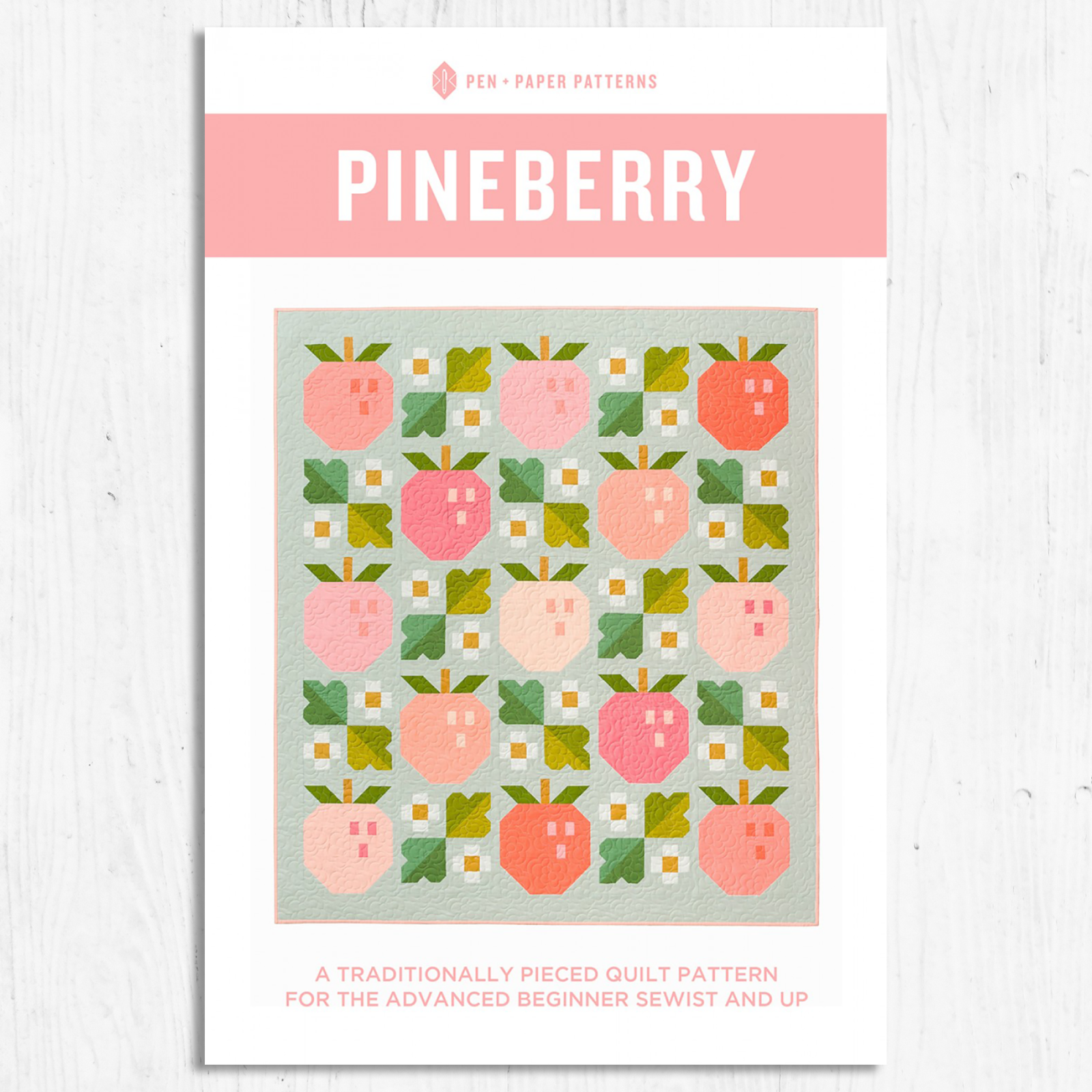 Pen + Paper Patterns - Pineberry Quilt