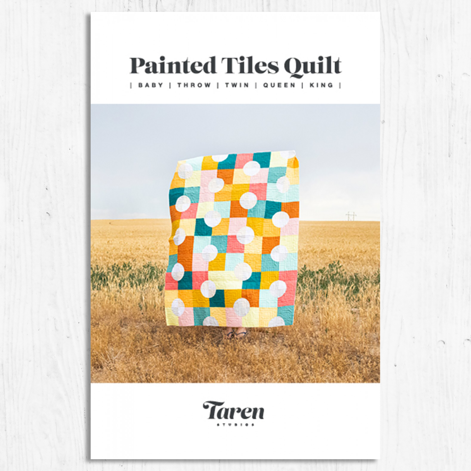 Taren Studios - Painted Tiles Quilt Pattern