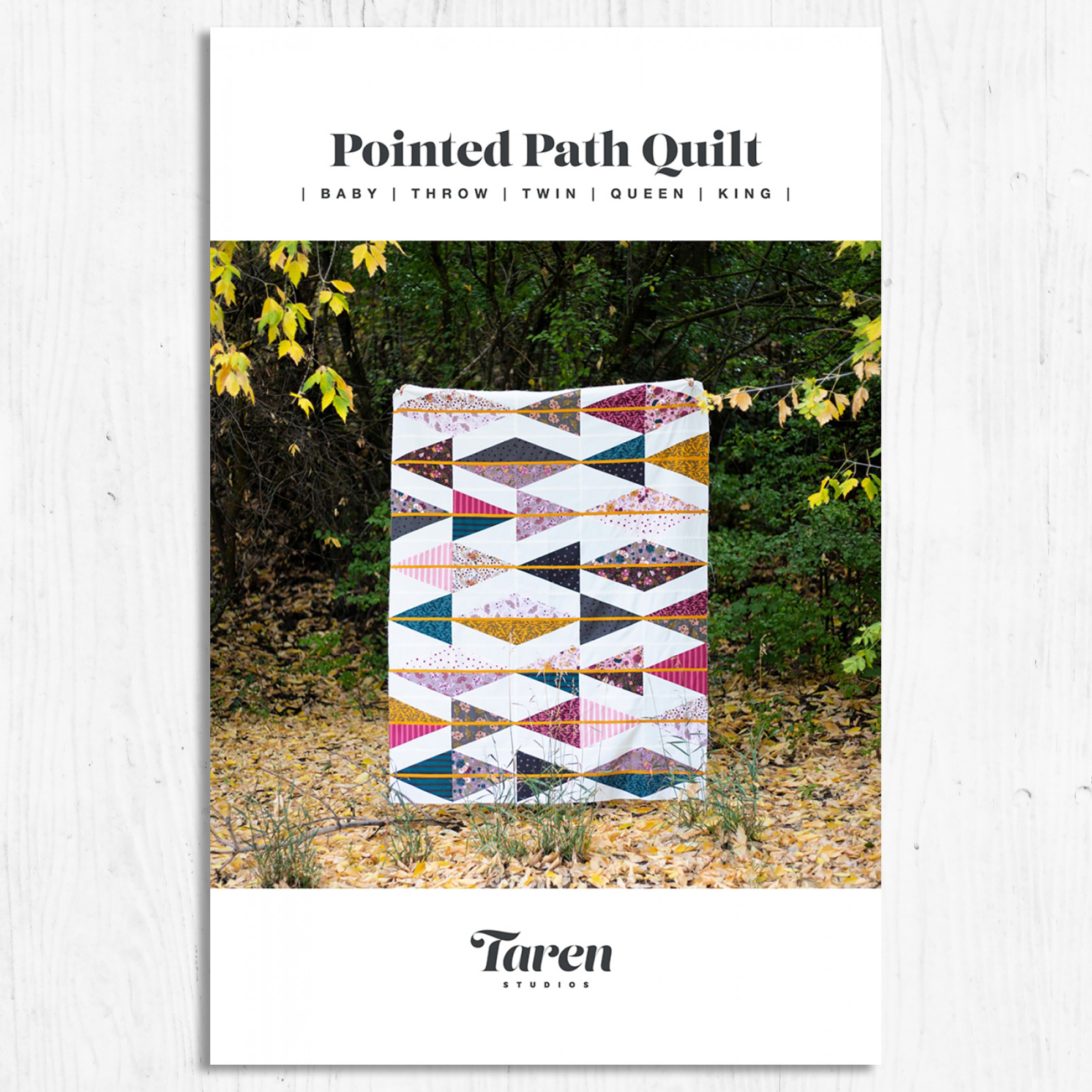 Taren Studios - Pointed Path Quilt Pattern