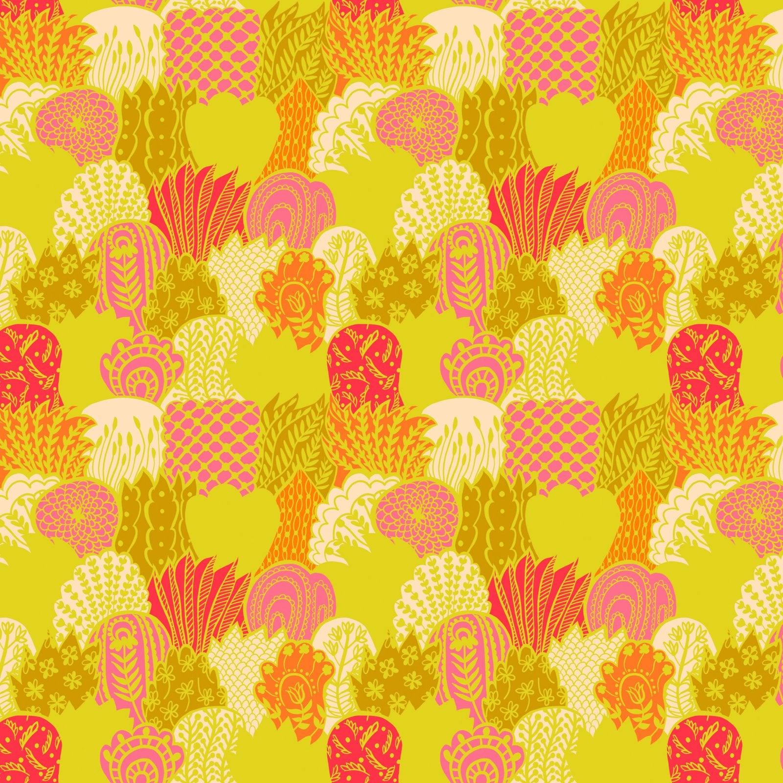 One Yard Cuts - Brave - Scales - Mango 