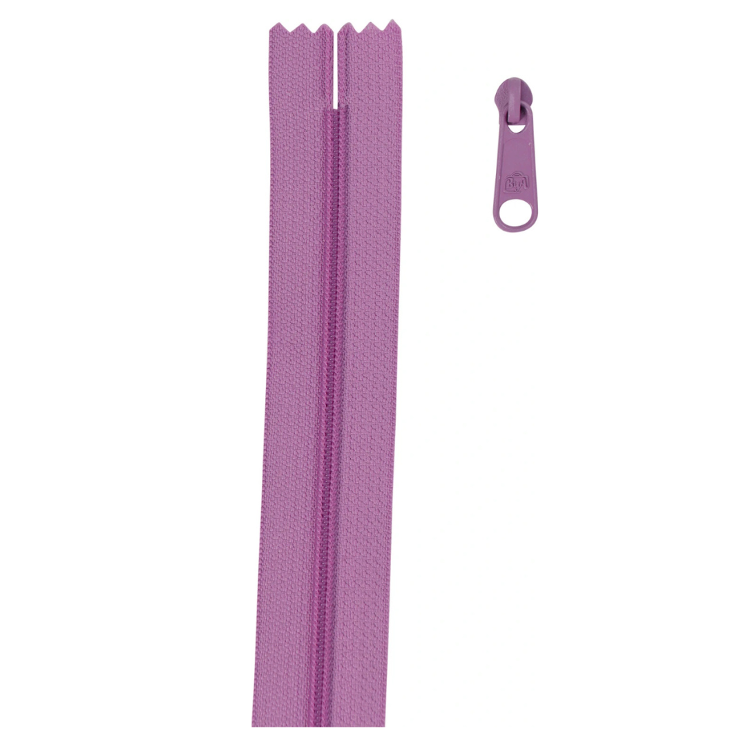 Zipper by the Yard - Orchid