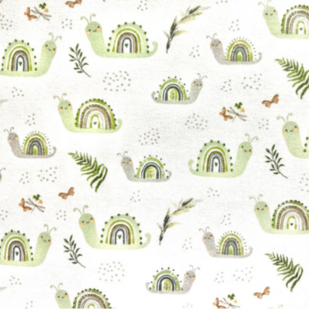 Nursery Flannel - Nature Crawls