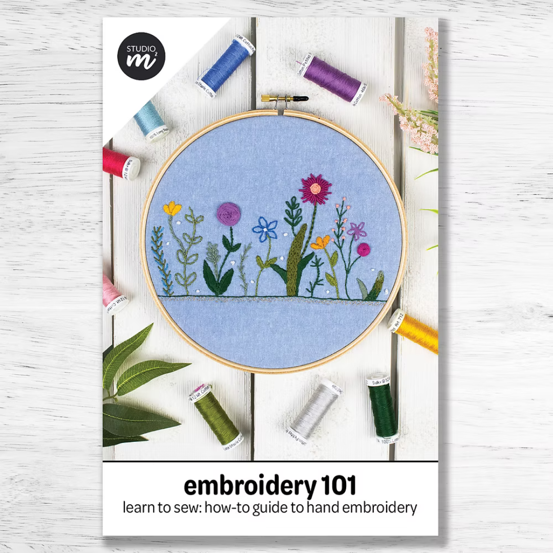 Studio M Squared - Embroidery 101: Learn to Stitch