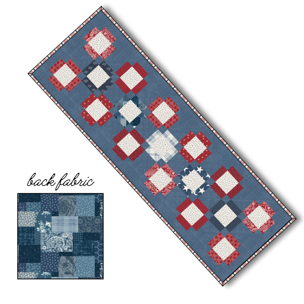 Project Kit: Bits + Pieces Table Runner - Patriotic