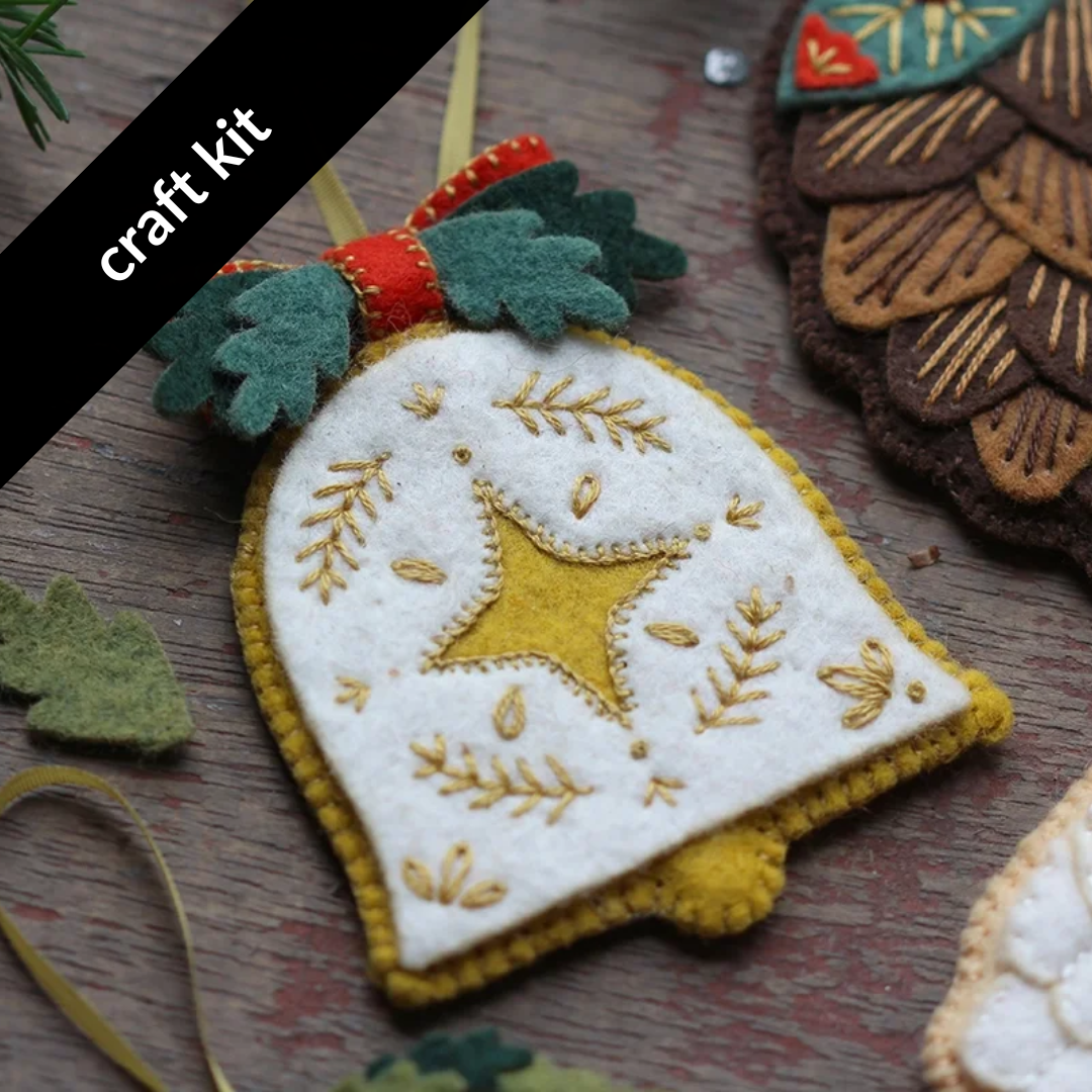 Craft Kit: Bell Felt Ornament