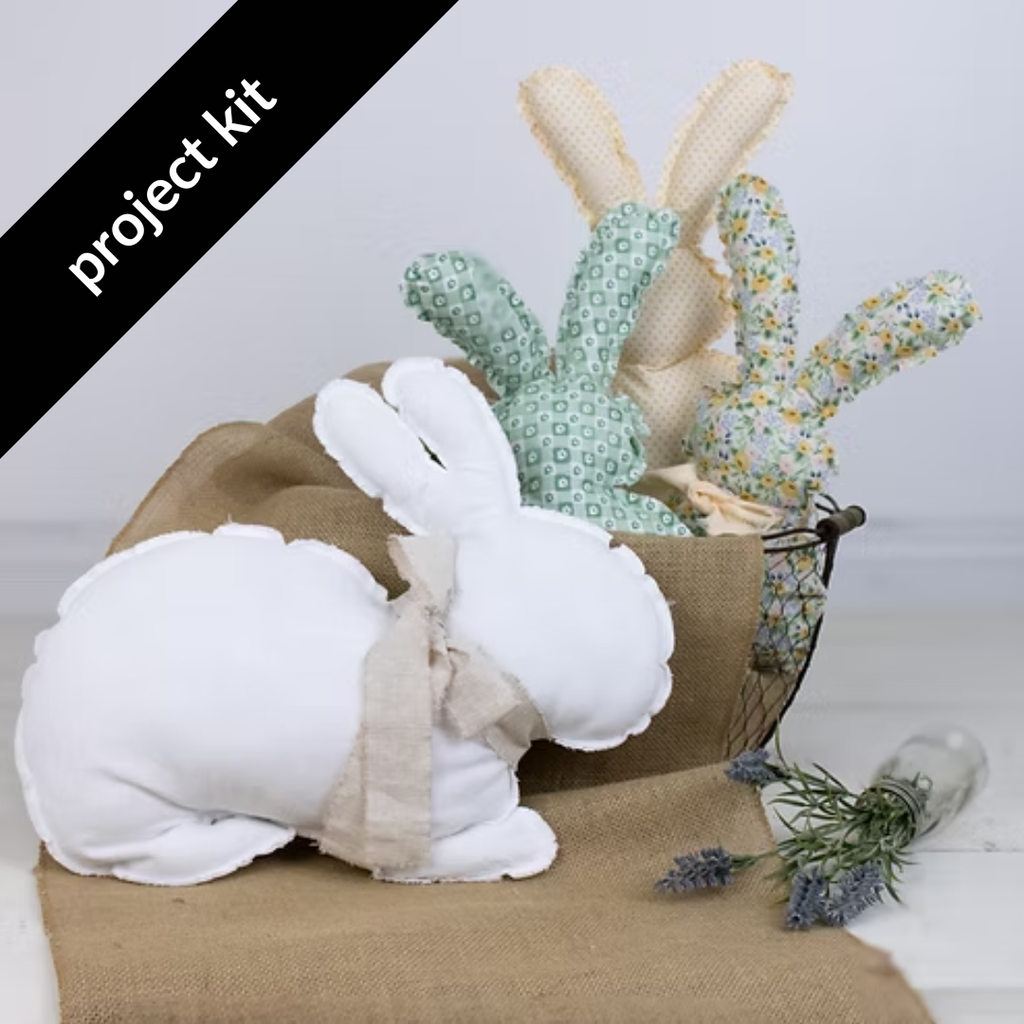 Project Kit: Bunny Trail Lane Bunny Pillows