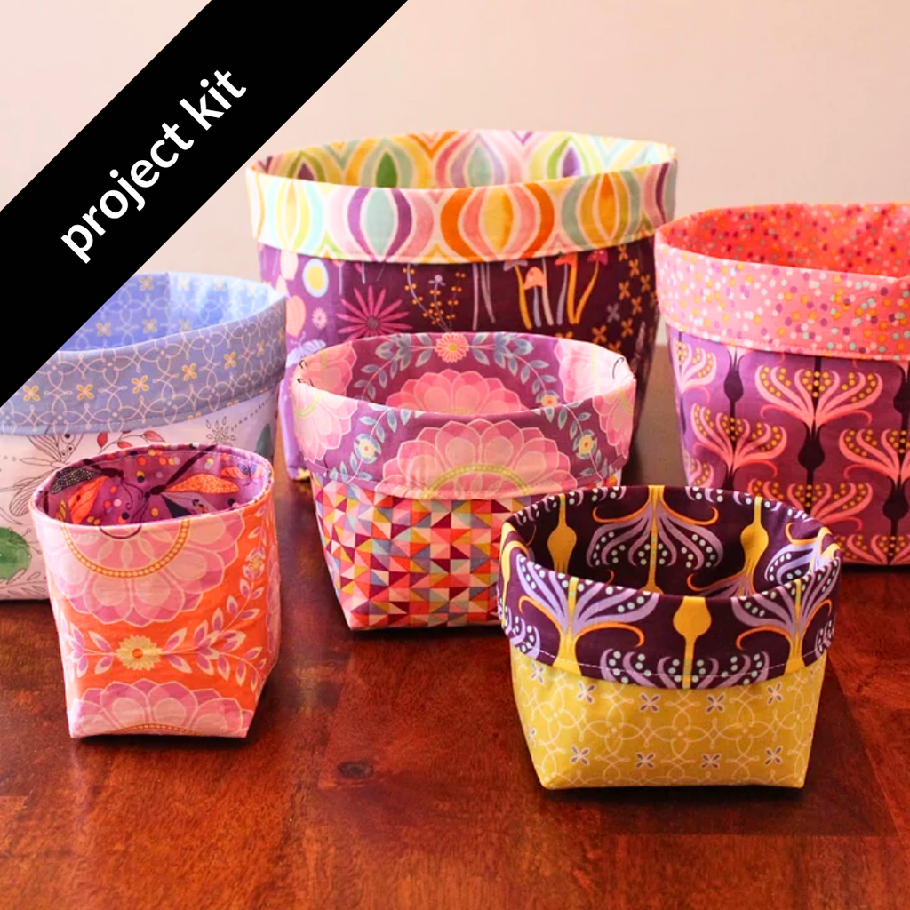 Project Kit: Fabric Buckets