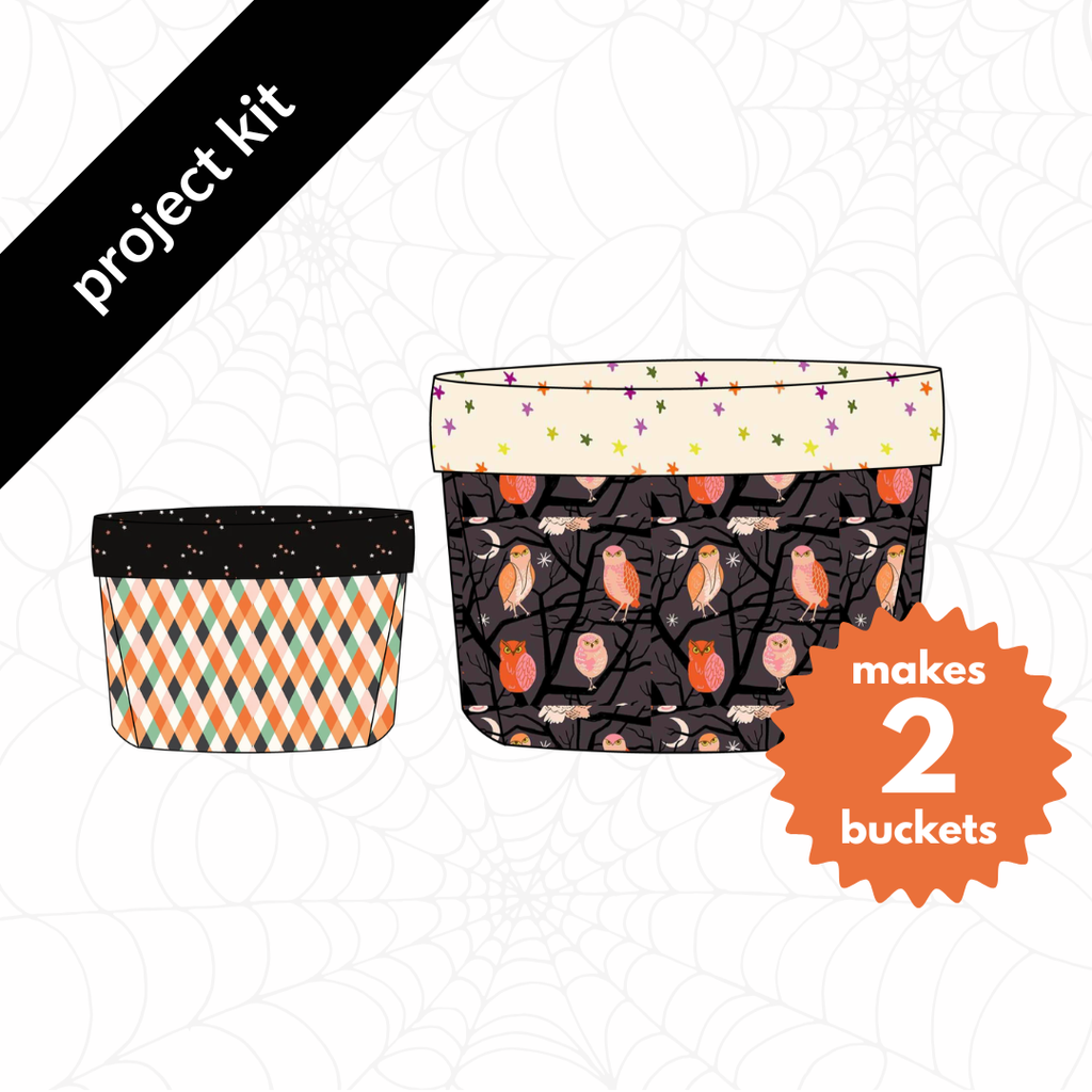 Halloween Project Kit : Fabric Buckets