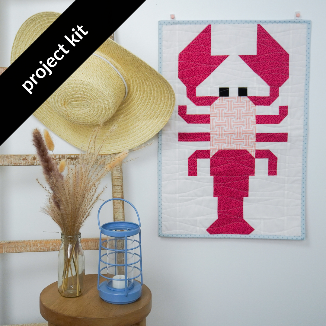 Project Kit: Patchwork Lobster Wall Hanging