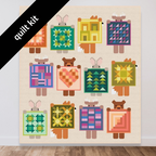 Show and Tell Quilt Kit with Bella Solids