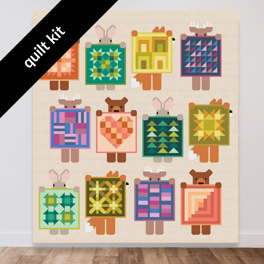 Show and Tell Quilt Kit with Bella Solids
