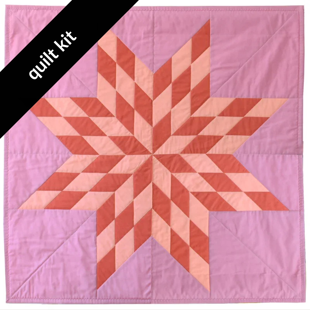 Checkered Star Quilt Kit