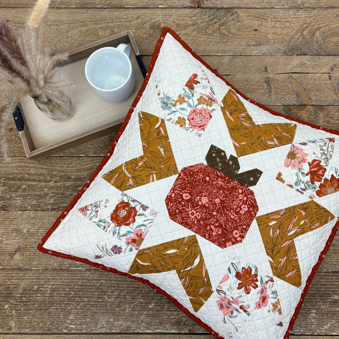 pumpkin barn star pillow