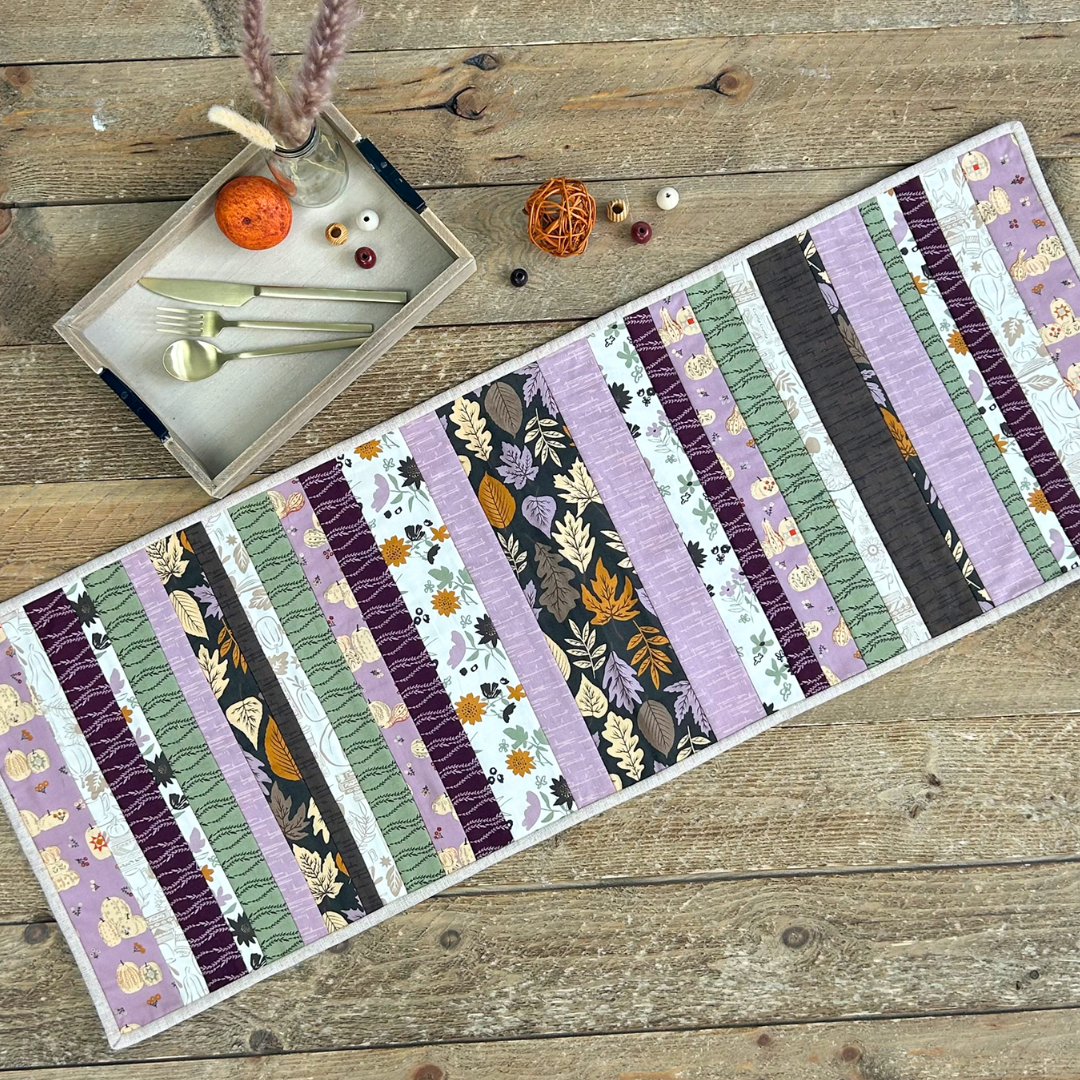 quilt-as-you-go-table runner