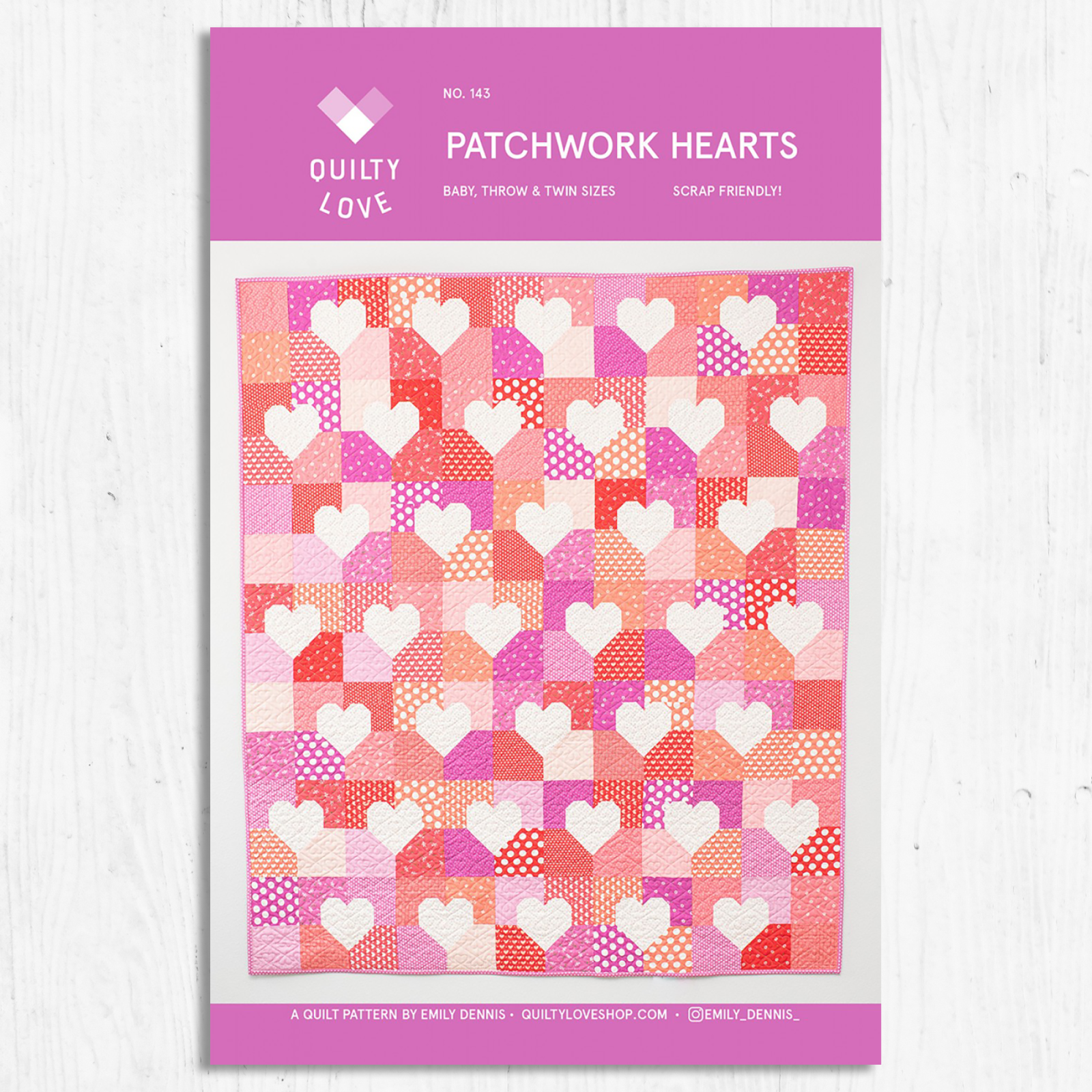 Quilty Love - Patchwork Hearts