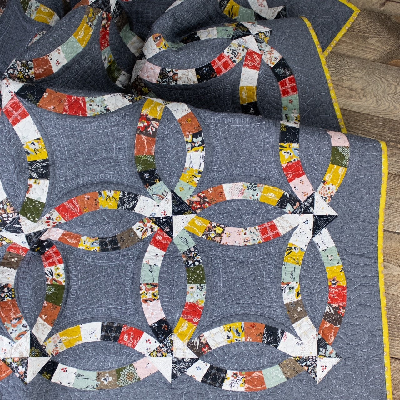 quiltsmart cheater: double wedding ring