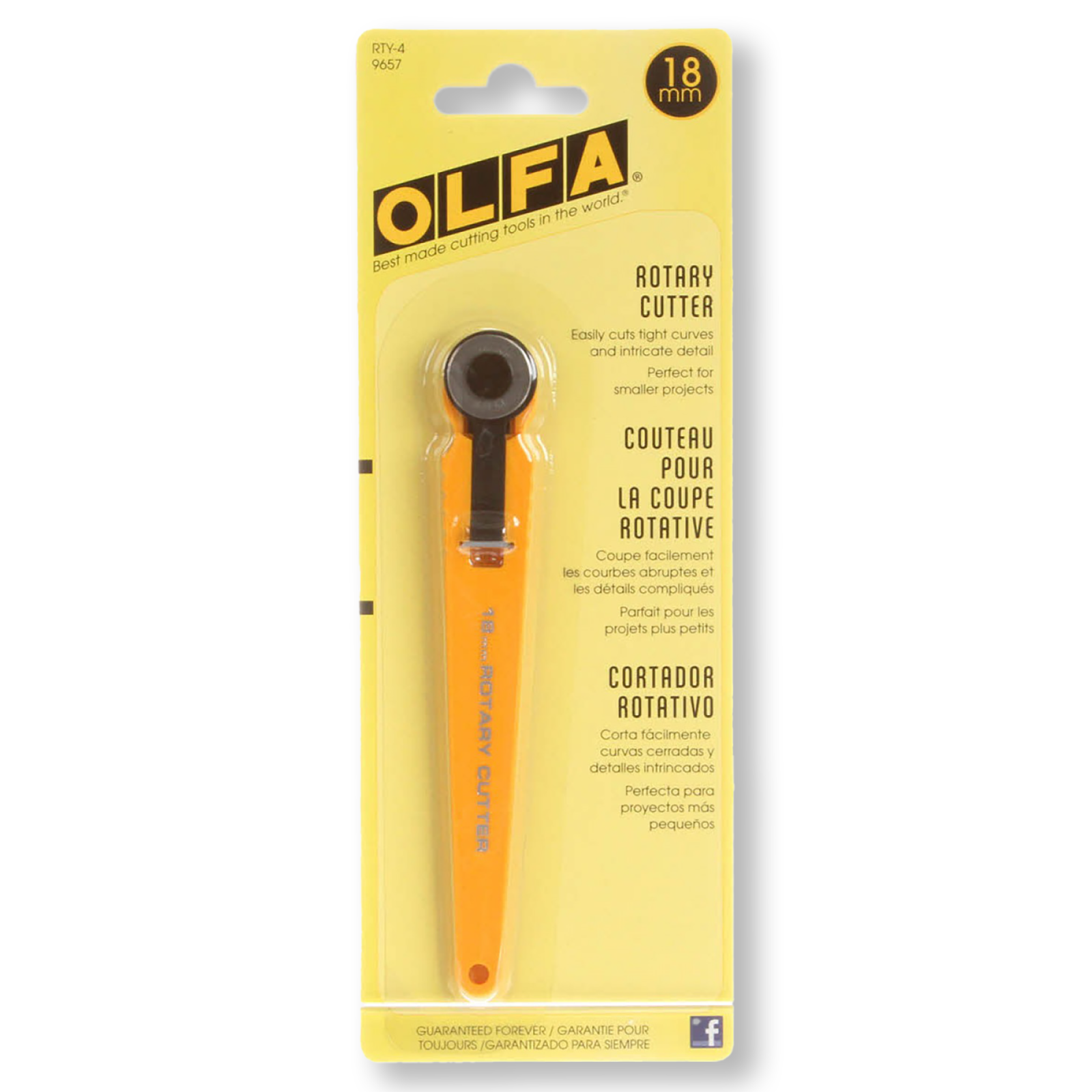 Rotary Cutter: Olfa Rotary Cutter - 18 mm