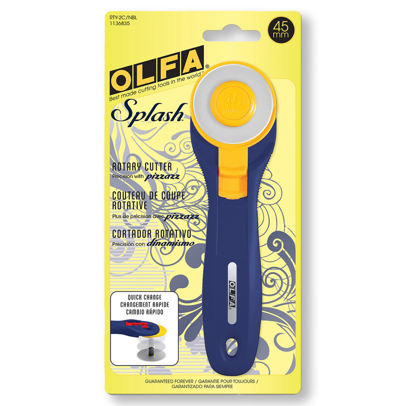 Rotary Cutter: Olfa 45mm - Navy