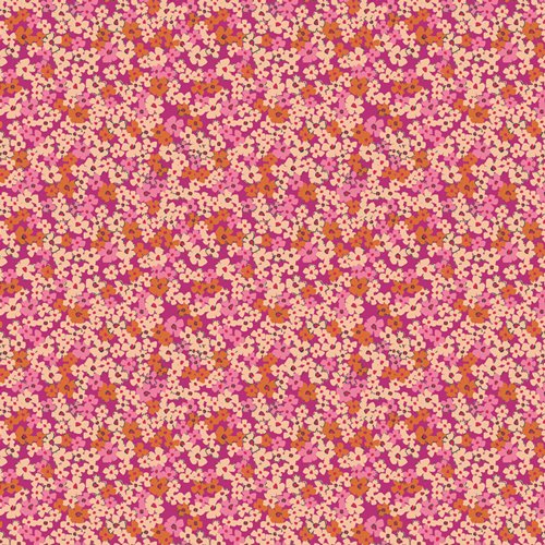 The Flower Society - Retro Prairie Rayon - Blush