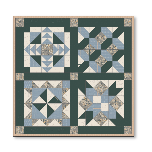 Project Kit: Four Block Journey Quilt