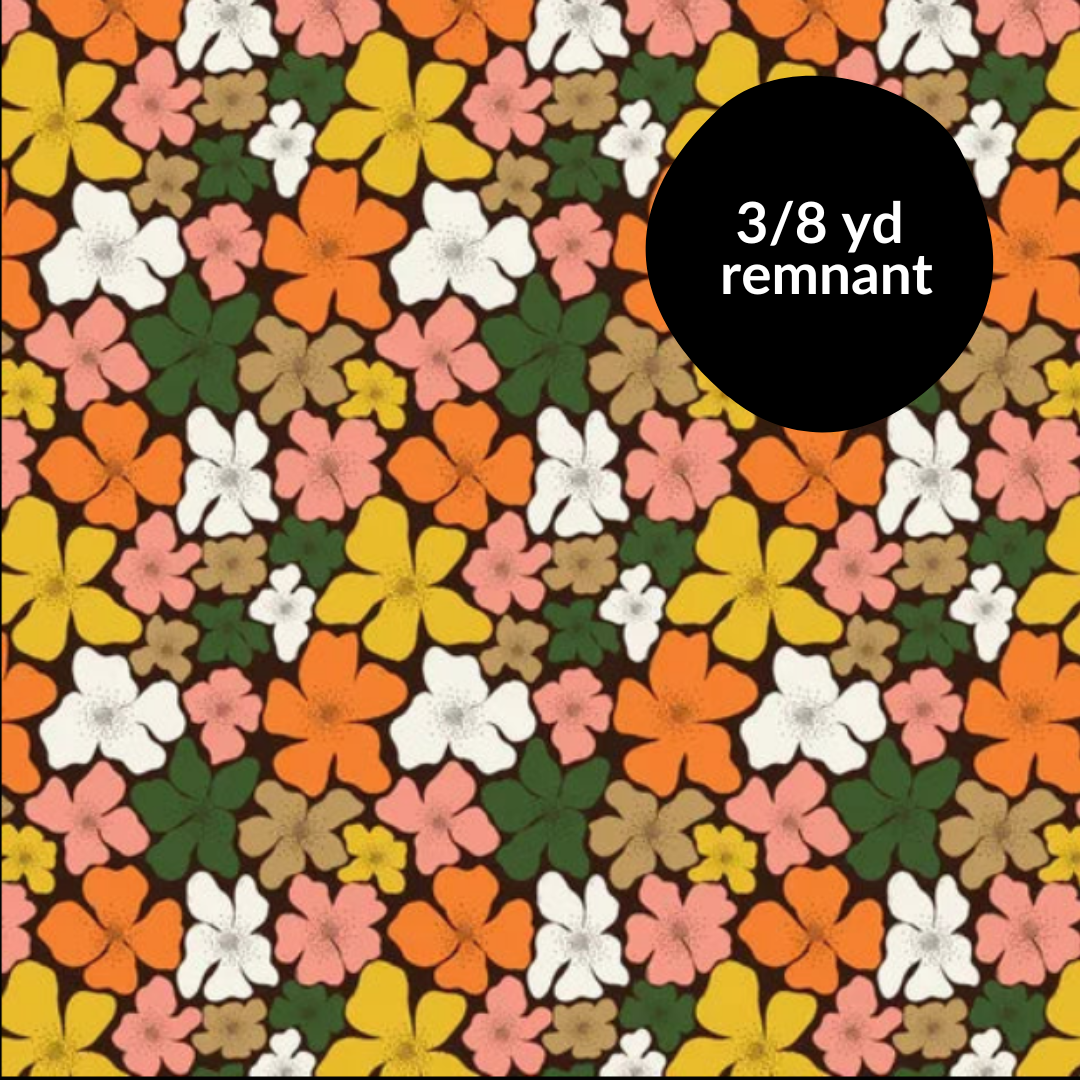 Remnant - 3/8yd Honey Garden - Cosmos
