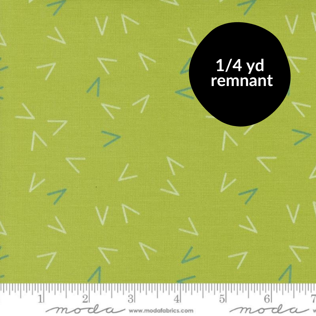 Remnant - 1/4yd Olive You - Arrows - Leaf