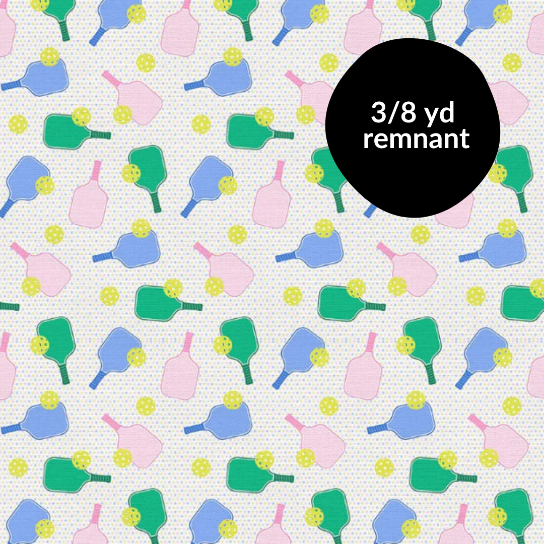 Remnant - 3/8yd Pickleball Playtime - Smash Hit - Multi