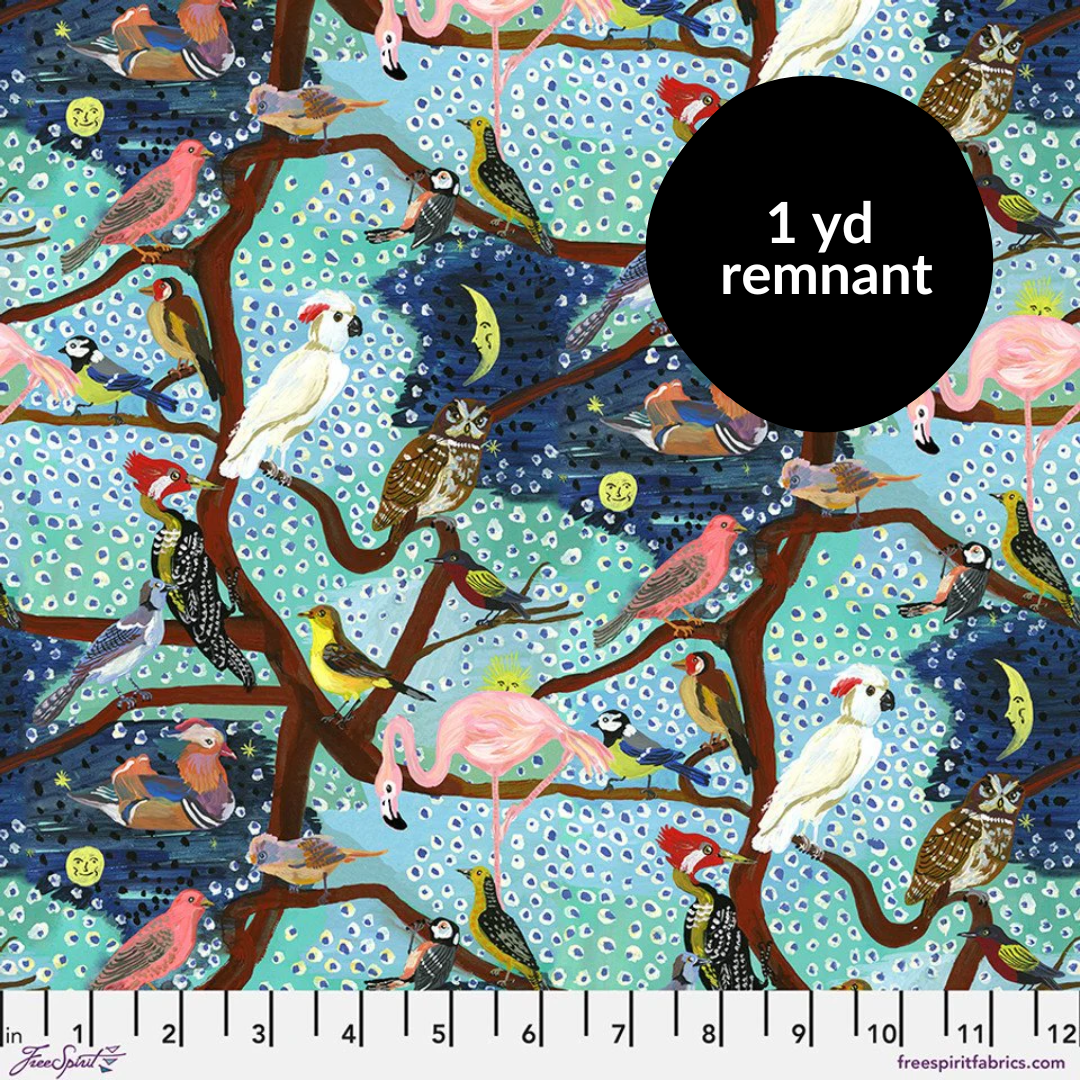 Remnant - 1 yd Pastoral Symphony - The Birds Tree - Aurore