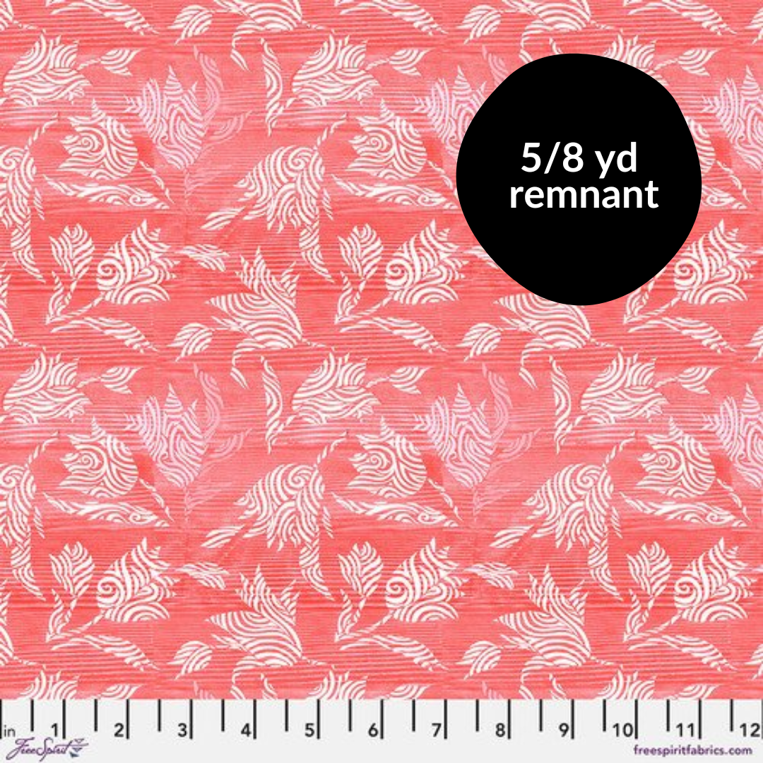Remnant - 5/8yd Parterre - Bountiful - Coral