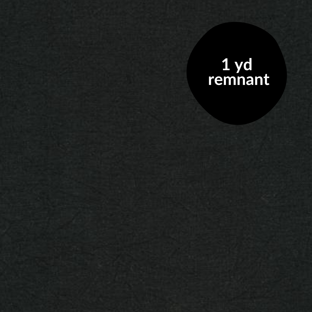 Remnant - 1 yd Kona Crush - Black
