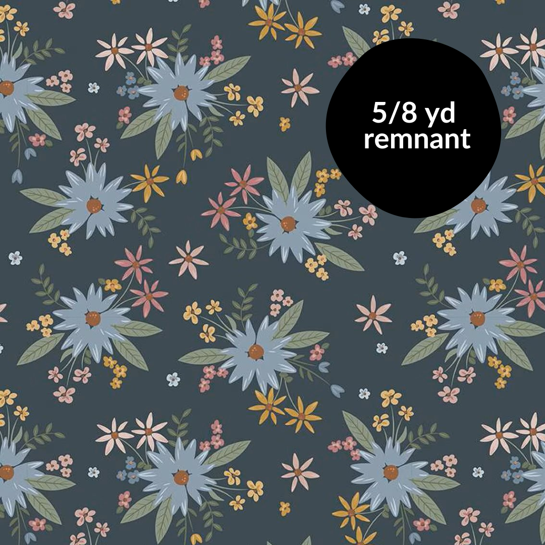 Remnant - 5/8yd Honey Locust - Gigi's Garden - Lead